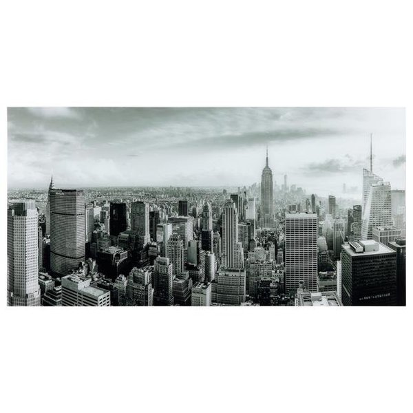 Empire Art Direct Empire Art Direct TMP-EAD0626-3672 36 x 72 in. New York View Frameless Tempered Glass Panel Contemporary Wall Art TMP-EAD0626-3672